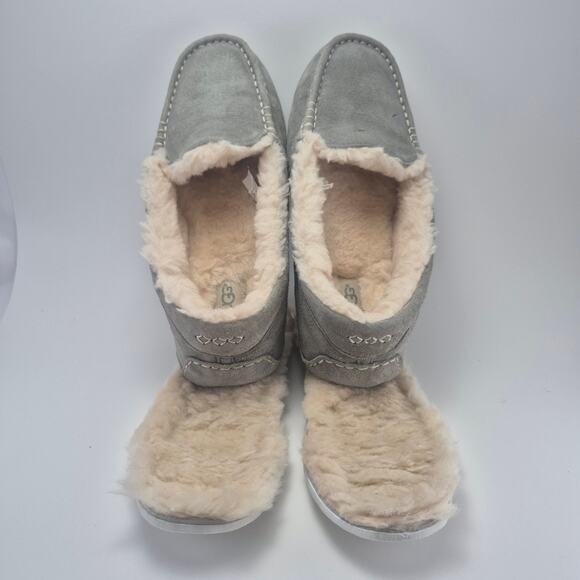 UGG Classic "Ansley" Grey Slippers Womens Size 11 - Picture 9 of 12